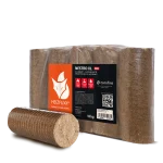 Holzbriketts Nestro XL Red – rund ohne Loch (Palette 960 kg) – Bild 5
