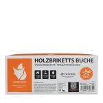 Buchen Nestro Briketts – 12 kg Box – Palette 81× (972 kg) – Bild 4