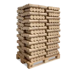 Holzbriketts Nestro XL Blue – rund ohne Loch (Palette 960 kg) – Bild 2