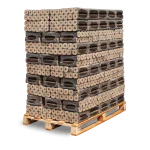 PiniKay Hartholzbriketts Oktagon – mit Zugloch (Palette 960 kg) – Bild 4