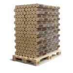 Pollmeier Buchen-Holzbriketts Nestro – rund ohne Loch (Palette 960 kg) – Bild 2