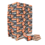 BBQ-Briketts aus reiner Buche – 18 kg Karton, 54er Palette (972 kg)