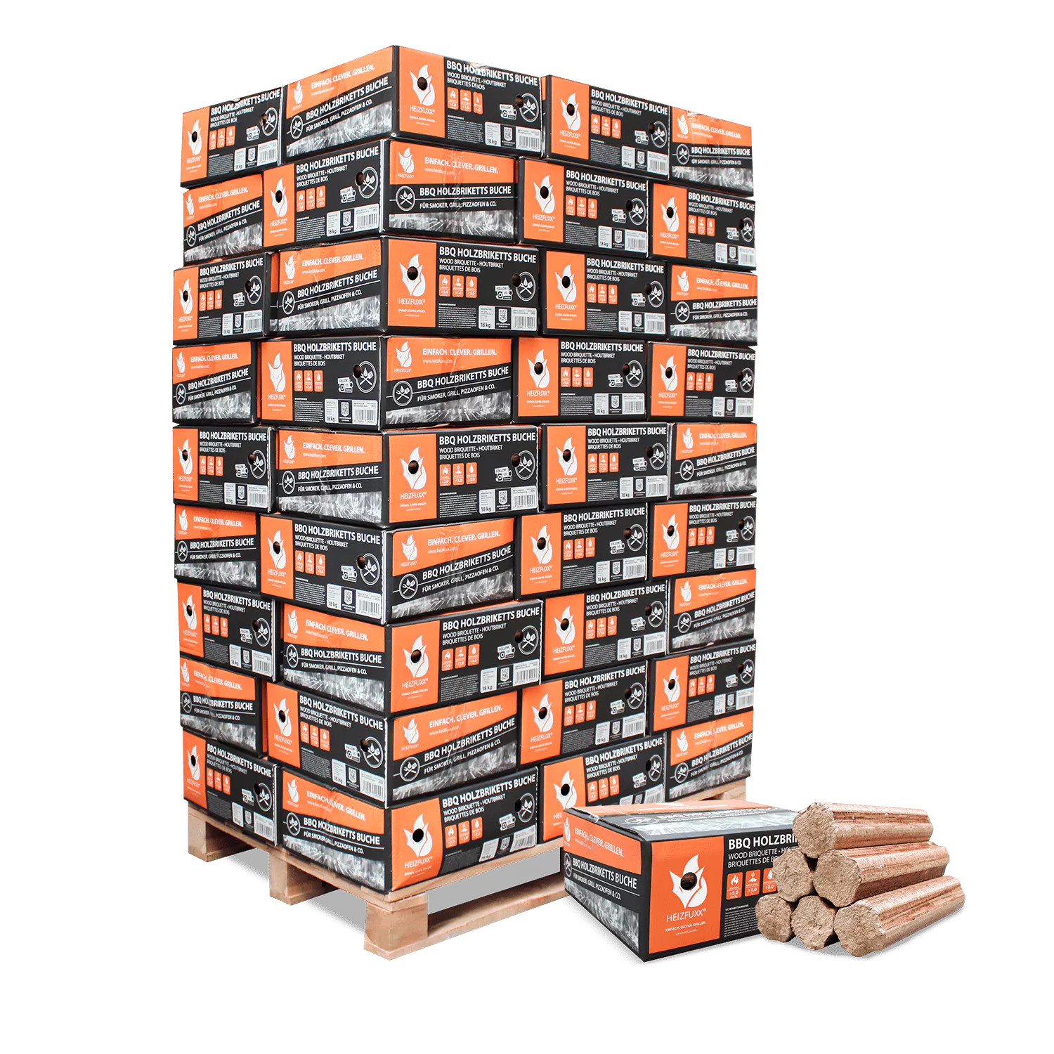 BPP18-BBQ-Holzbriketts-18kg-54er-Produkt.webp BBQ-Briketts aus reiner Buche – 18 kg Karton, 54er Palette (972 kg) – Bild 1