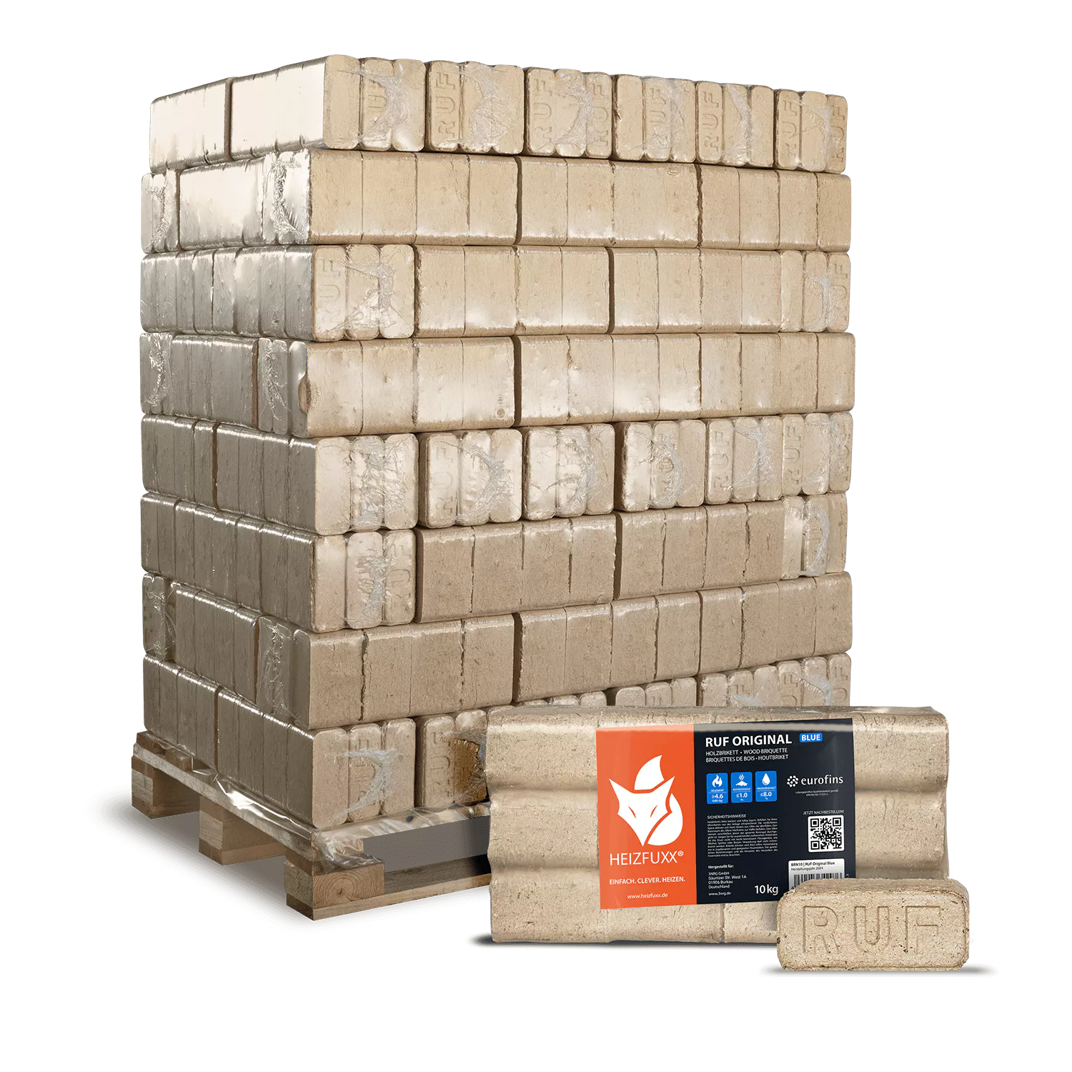 BRN10-RUF-Weichholz-Original-blue-96erPalette-Gebinde.webp RUF Original Blue Weichholzbriketts – 960 kg Palette – Bild 1