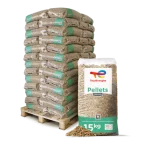 Holzpellets ENplus A1 6 mm – 975 kg (65 × 15 kg) – Weichholz Premium