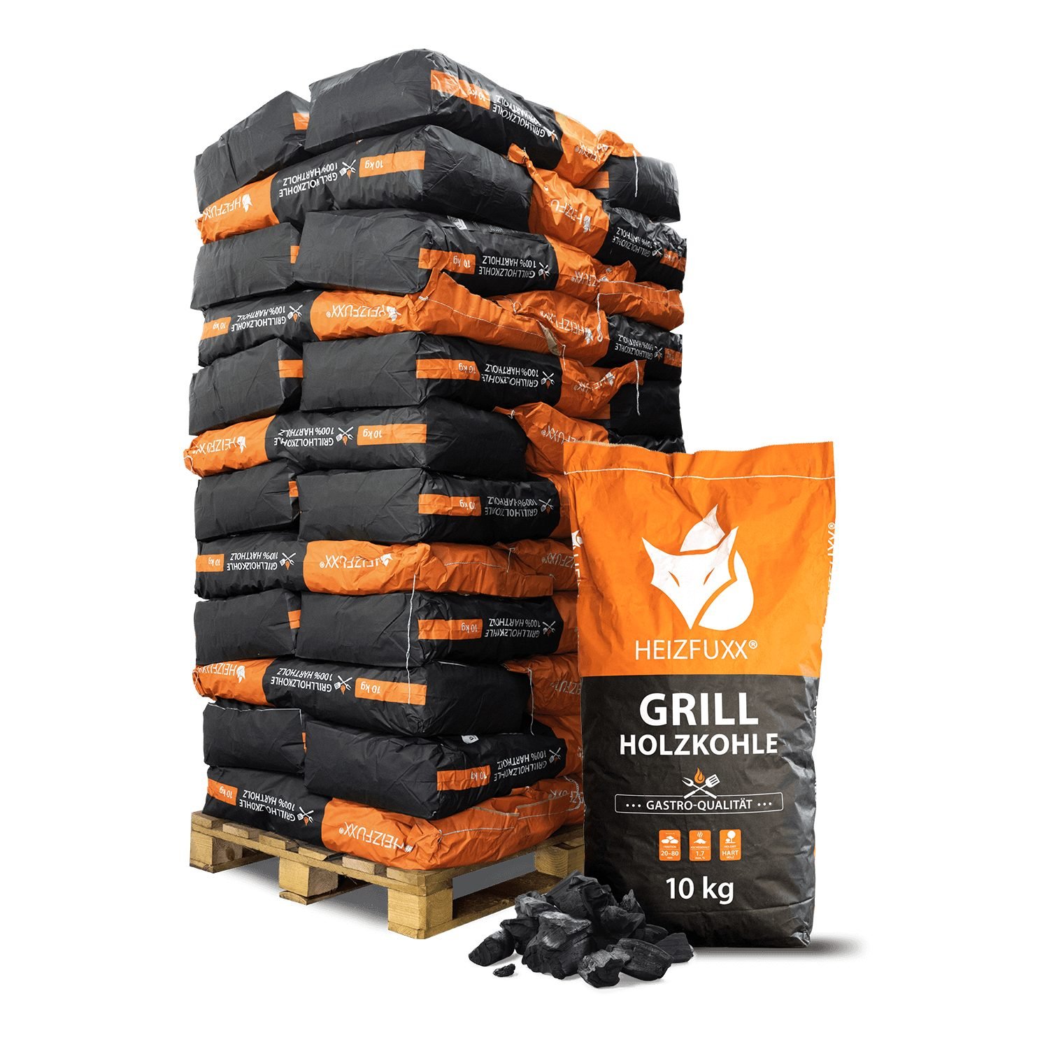 b2aeb65d-9894-5081-aab5-54216581845c.jpeg Grill-Holzkohle 20–80 mm – 36 × 10 kg – Premium Hartholz – Bild 1
